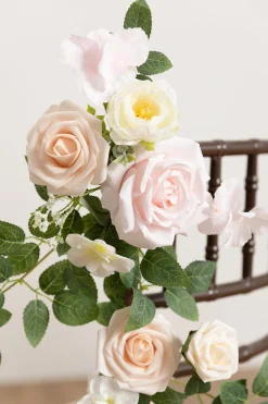 Wedding Hanging Chair Back Decoration in Blush & Cream