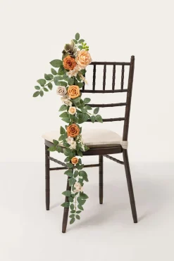 Wedding Hanging Chair Back Decoration in Apricot & Cream | Clearance