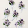 Wrist Corsages in Ethereal Purple Dream