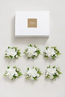 Wrist Corsages in May Lily & Olive