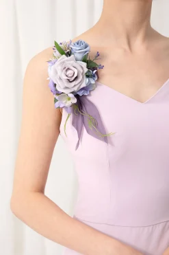 Wrist Corsages & Shoulder Corsages in Ethereal Purple Dream